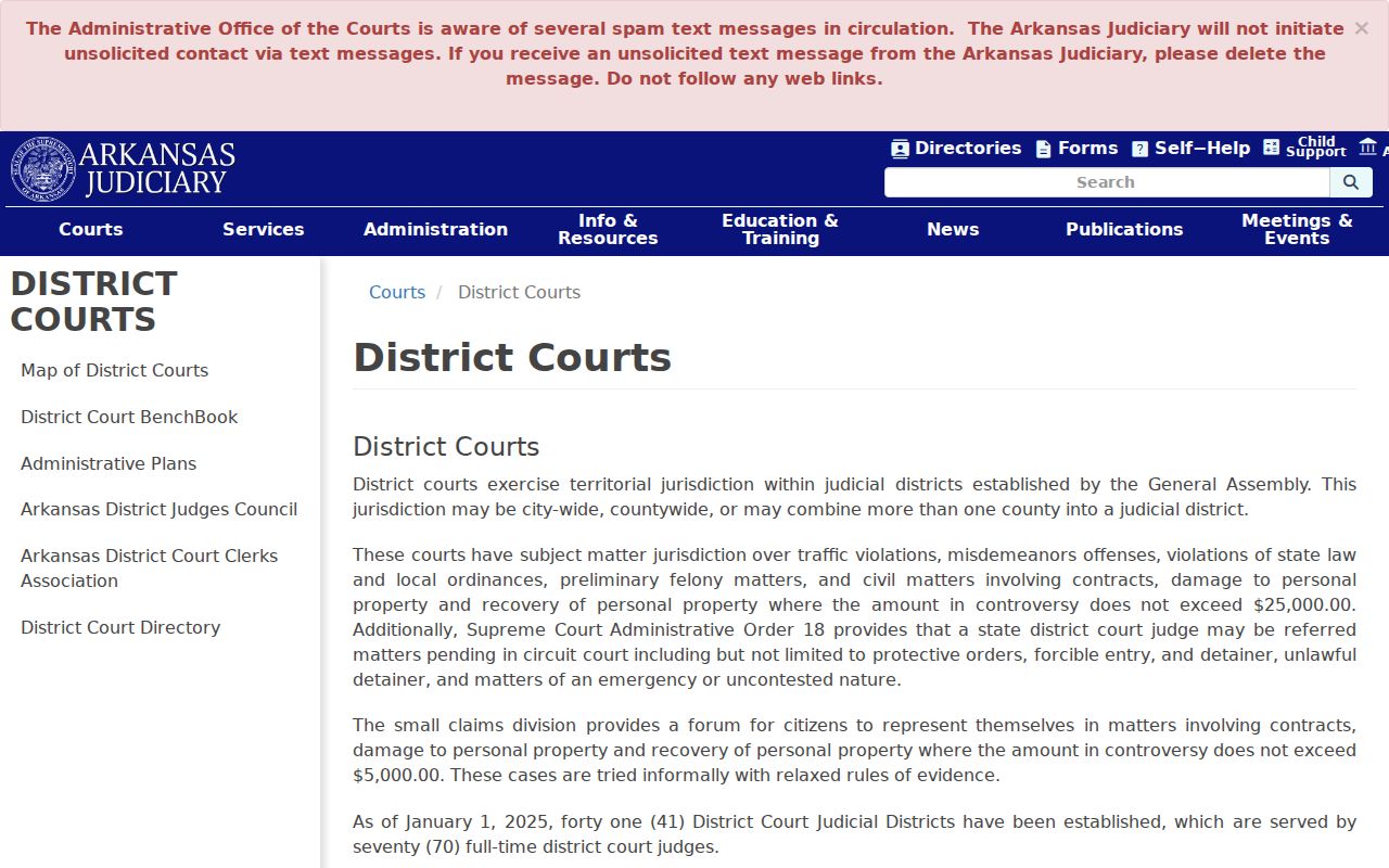 Randolph County court docket District Court jurisdiction